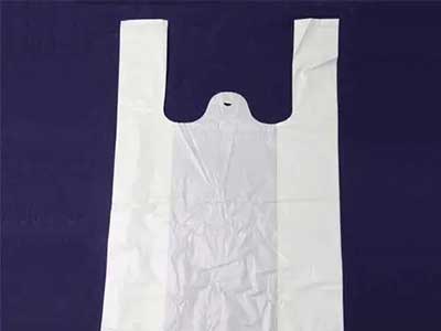 Unpatterned Shopping Vest Bag