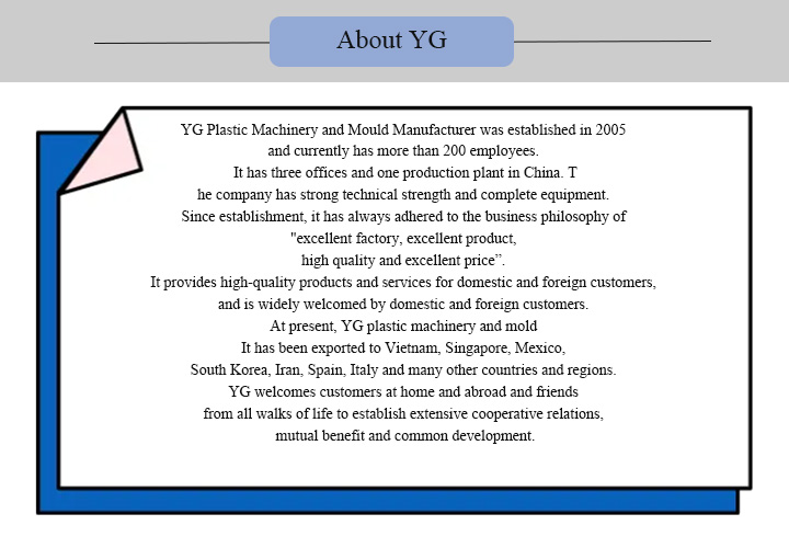 YG Plastic Manchinery and Molds Manufacturers Introduction