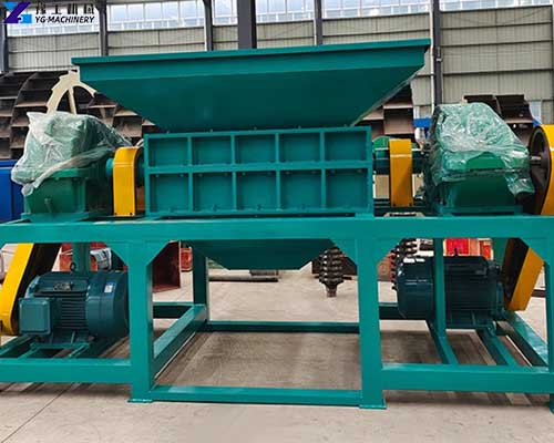 Double Shaft Tire Shredding Machine