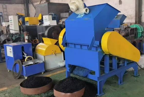 Rubber Tire Crushing Machine