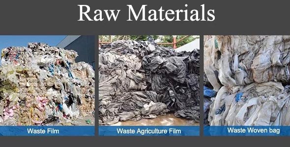 Raw Materials suitable for PP PE film washing line 