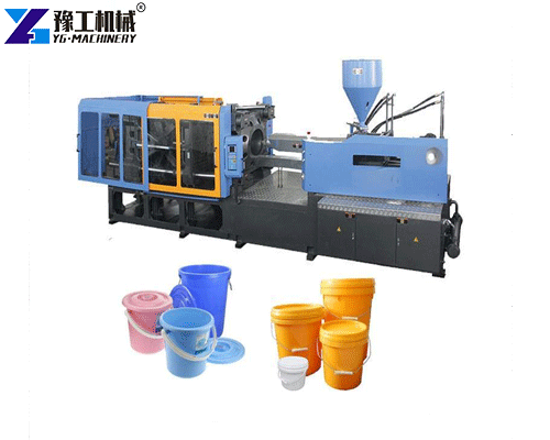 injection molded plastic bucket with lid for packaging