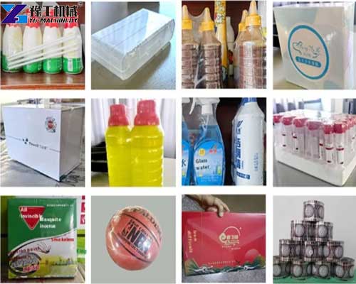 product packed by sheat shrink packing machine