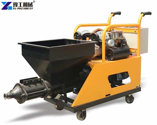 cement mortar spray machine from YG