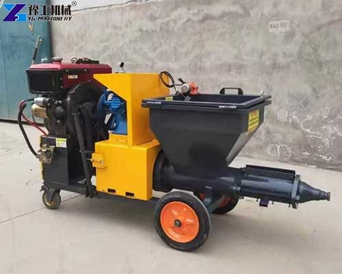 mortar sprayer machine