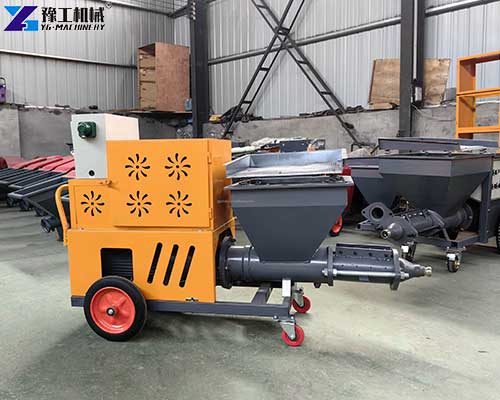 wall mortar cement spray plaster machine