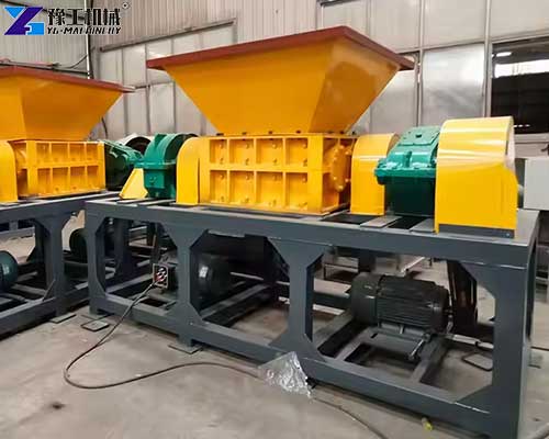 YG's scrap tire shredder