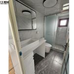 compact bathroom layout