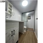 modular toilet and wash basin in modular container house bathroom