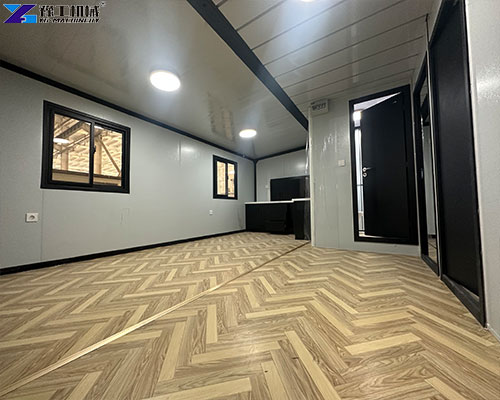 ribbed vinyl flooring container house
