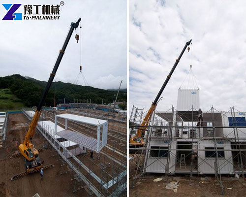 temporary container homes construction process