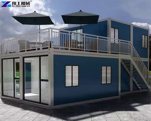 two storey 2floor prefab coffee shop restaurant build