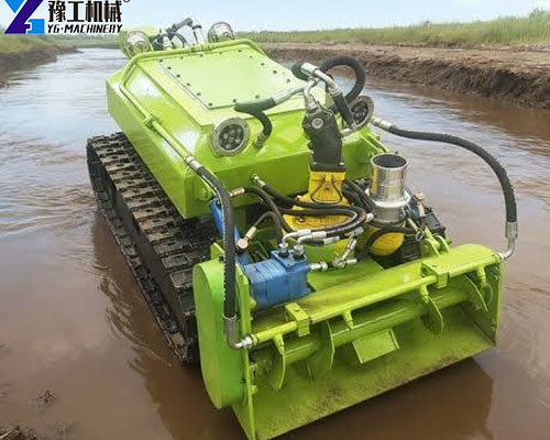 crawler dredging robot warsaw lake