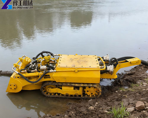YG500 underwater dredging robot for lake sediment removal in Poland