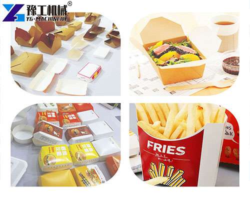 fast food box making machine