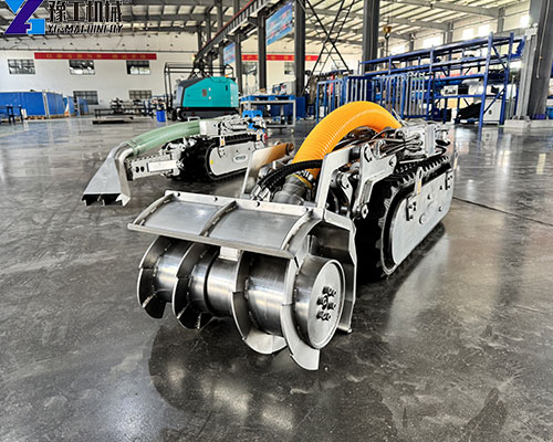 YG450 robotic dredge for industrial sludge removal