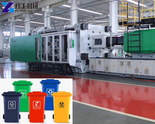 automated plastic bin production machine for municipal waste