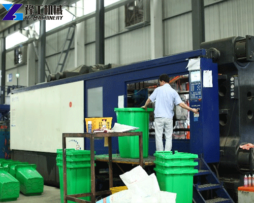 waste management plastic bin machine