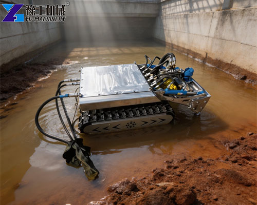 underground culvert cleaning robot