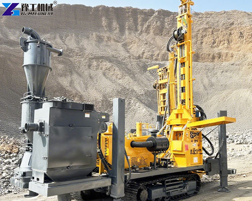 RC drill machine drilling core samples efficiently