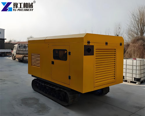 crawler air compressor for drilling