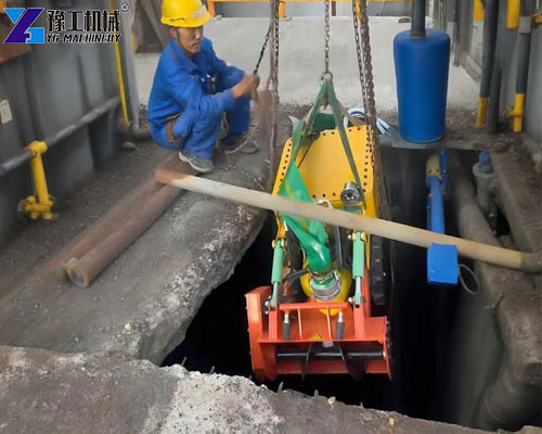 concrete water tank sludge cleaning robot